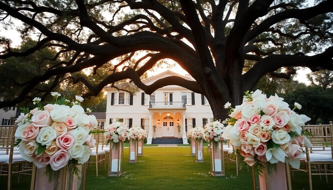 Experience a stunning Jacksonville Wedding Venue with charming decor and romantic ambiance.