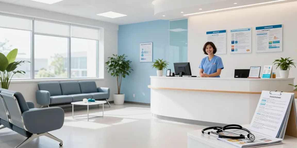 ACA bronze silver and gold plans comparison at a healthcare clinic with patient care focus.