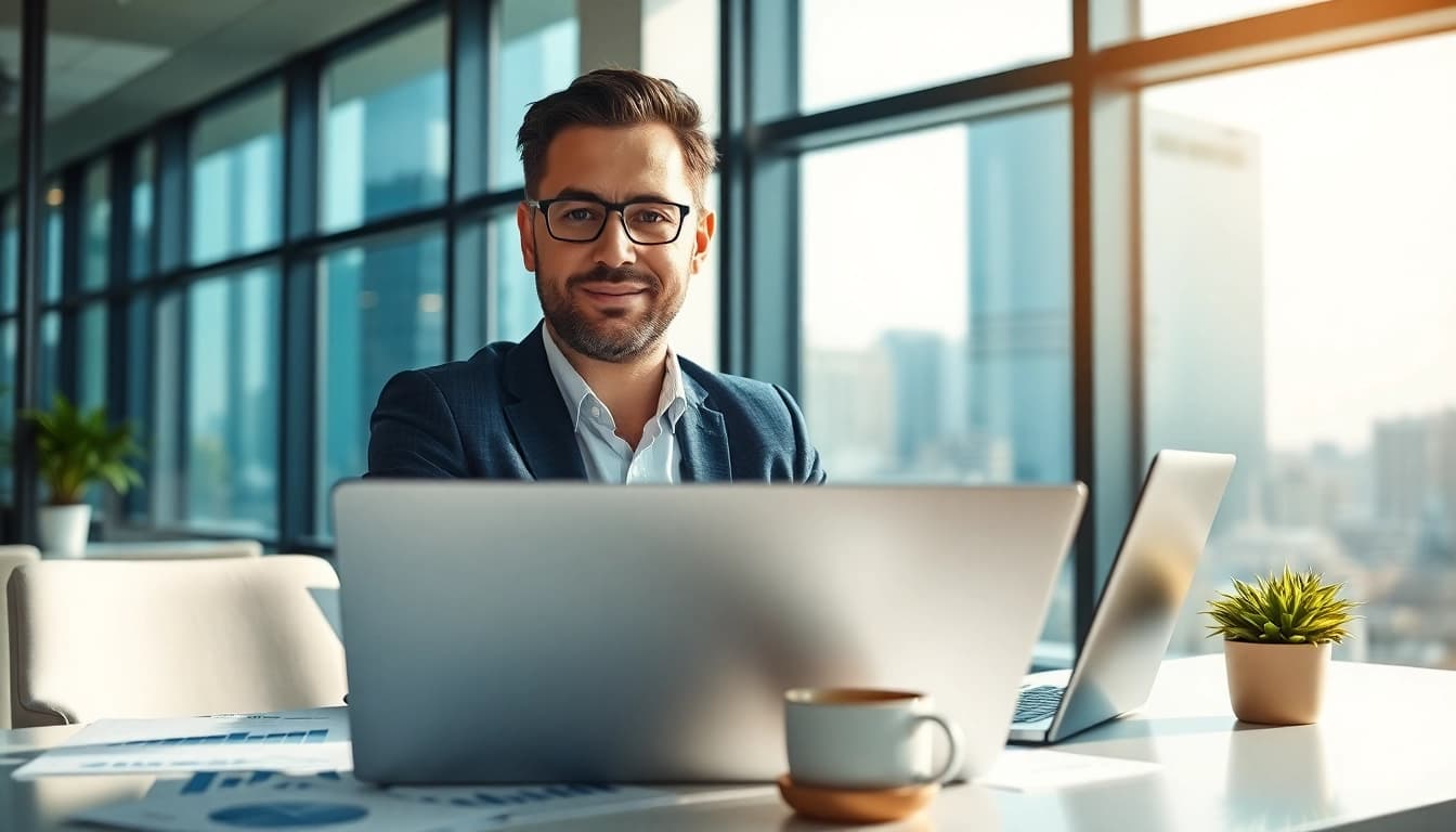Engage with professional wealth management San Antonio services in a modern office.