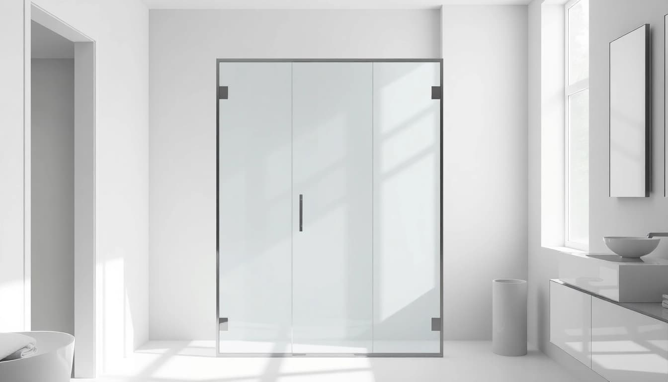 Installer une paroi de douche moderne avec un design élégant dans une salle de bain lumineuse.