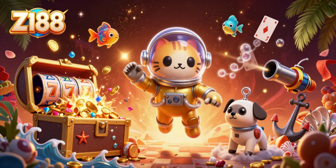 Z188 features dynamic slot games with colorful elements and winning opportunities for players.