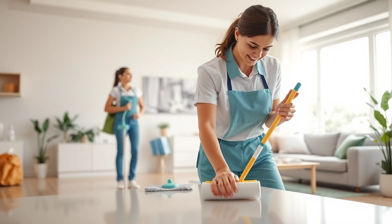 Experience exceptional cleaning services near me from a dedicated team in a spotless home environment.