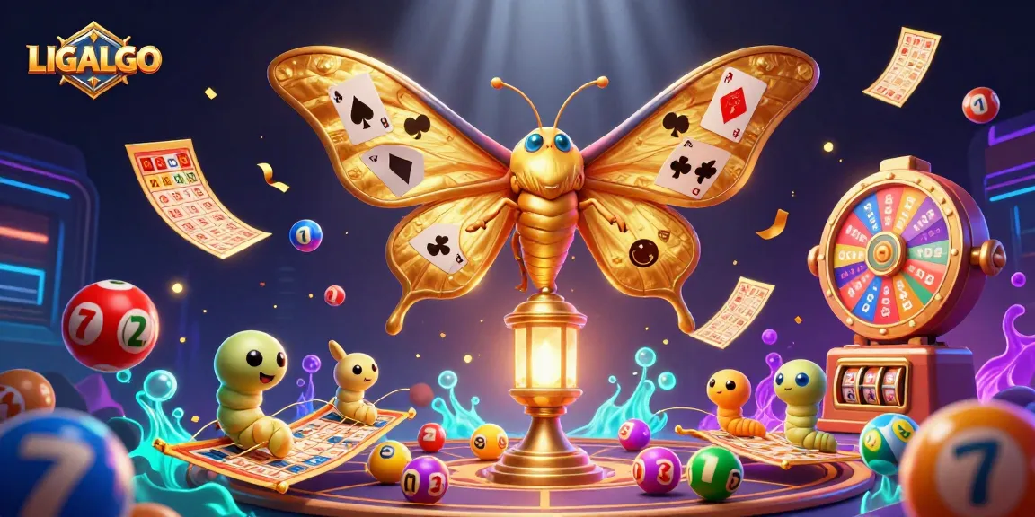 Engage with LIGALGO's vibrant gaming scene, featuring dynamic lottery elements and captivating visual effects.