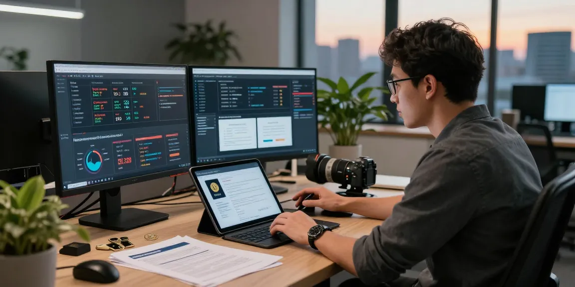 Expert analyzing recovery strategies to recover stolen cryptocurrency in a modern workspace.
