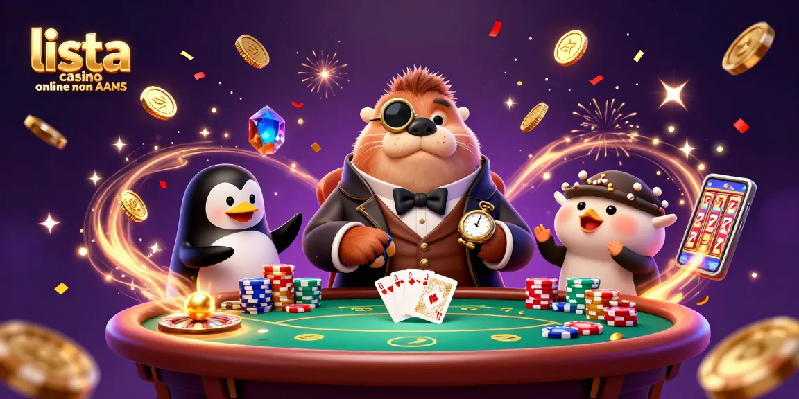 Interagisci con le migliori strategie di gioco su lista casino online non AAMS che mostrano elementi e personaggi del casinò 3D vivaci.