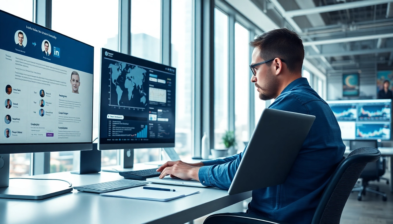 Engage in linkedin search data extraction with a professional analyst using data tools.
