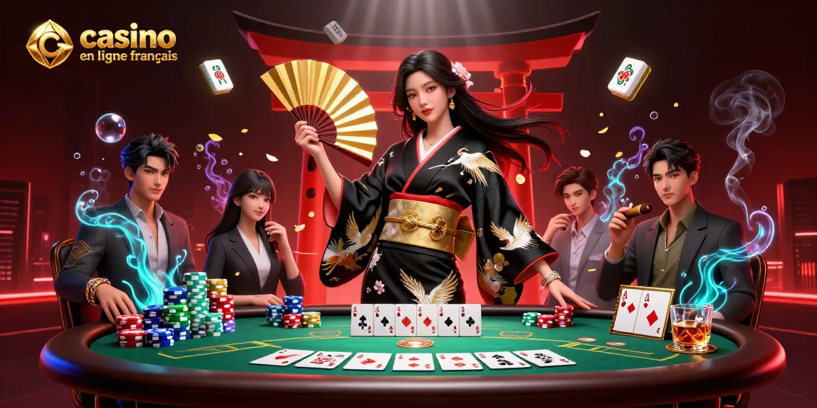 Découvrez le charme du casino en ligne français avec des thèmes asiatiques dynamiques et des éléments de jeu vibrants.