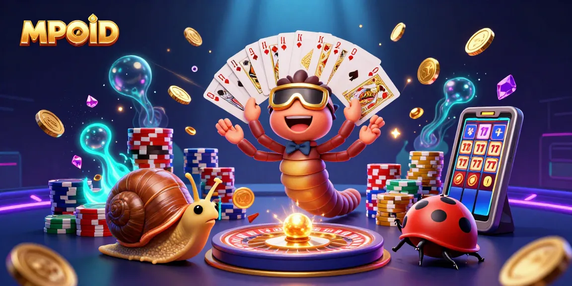 Experience interactive MPOID gameplay with exciting characters, cards, and casino elements.