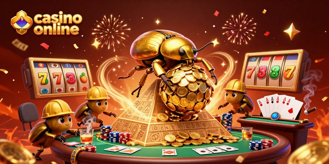 Joacă jocuri captivante pe casino online, cu păcănele și simboluri de câștig.
