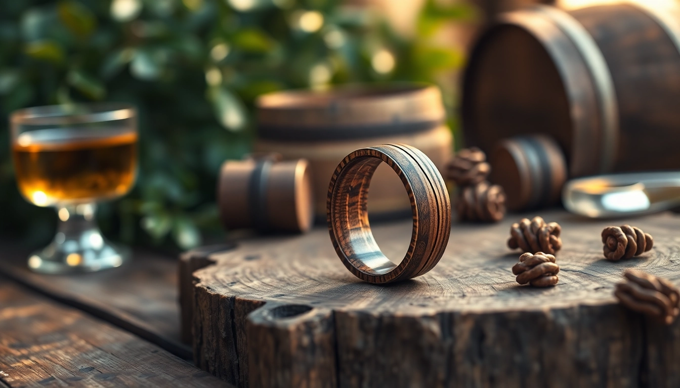Unique Whiskey Barrel Wedding Bands: The Perfect Blend of Rustic Charm and Elegance