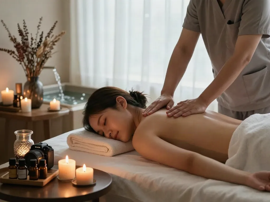 Experience 영등포출장마사지 in a serene spa setting with calming ambiance.