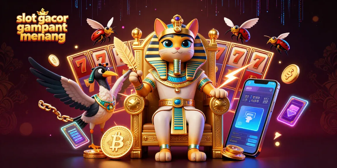 Spin the reels for slot gacor gampang menang with a royal Egyptian theme and vibrant game elements.