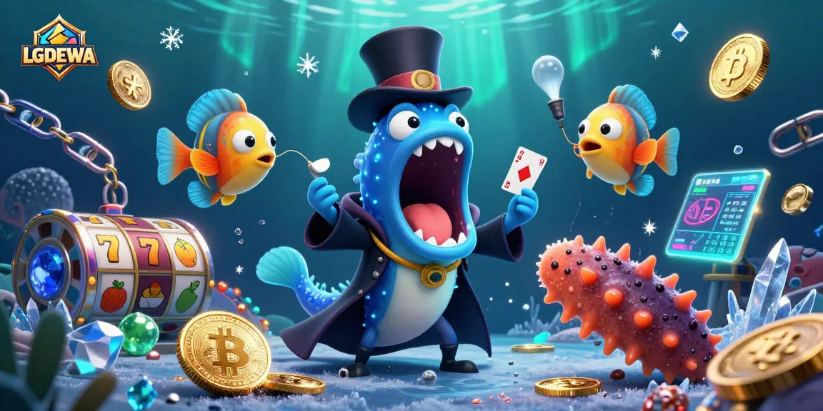 Experience thrilling gameplay with LGODEWA as the bioluminescent eel magician dazzles with card tricks.