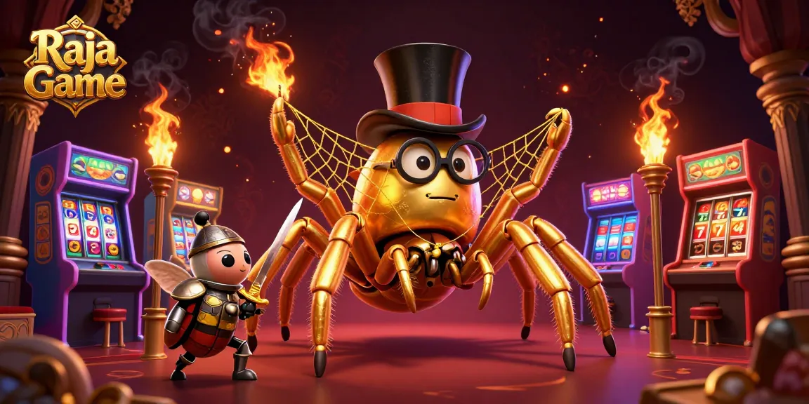 Play exciting games on Raja Game with vibrant casino-themed characters and graphics.