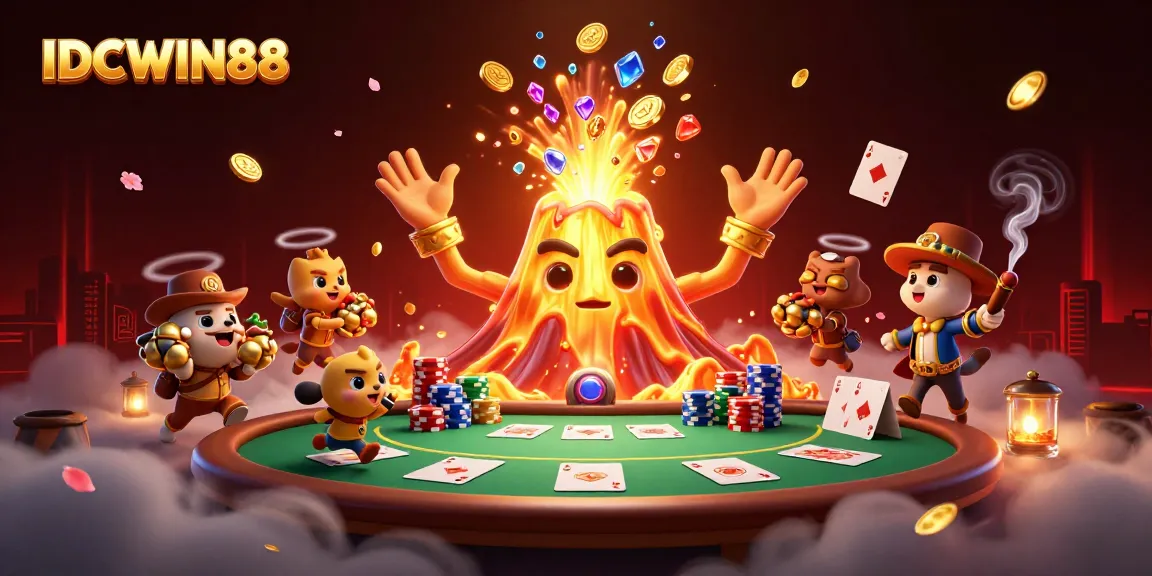 Participate in exciting gaming adventures at IDCWIN88, showcasing a vibrant casino atmosphere.