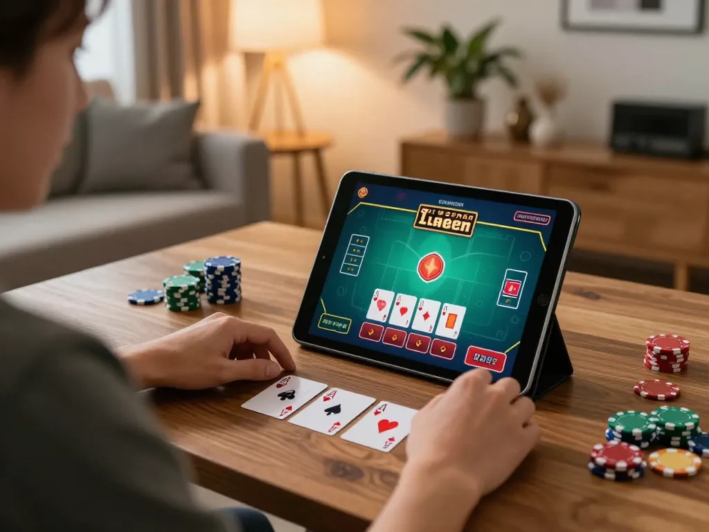 Engaging live blackjack session on 388bet while enjoying home comforts