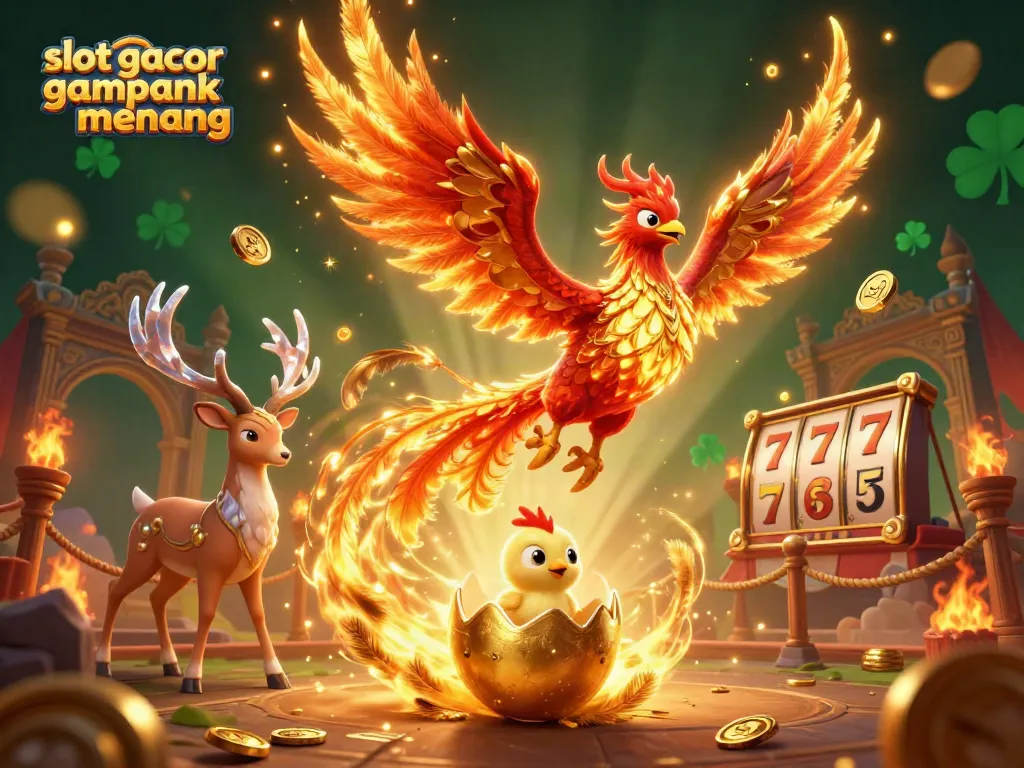 Menghadirkan pengalaman bermain slot gacor gampang menang dengan kombinasi karakter menarik dalam ilustrasi yang kaya detail.