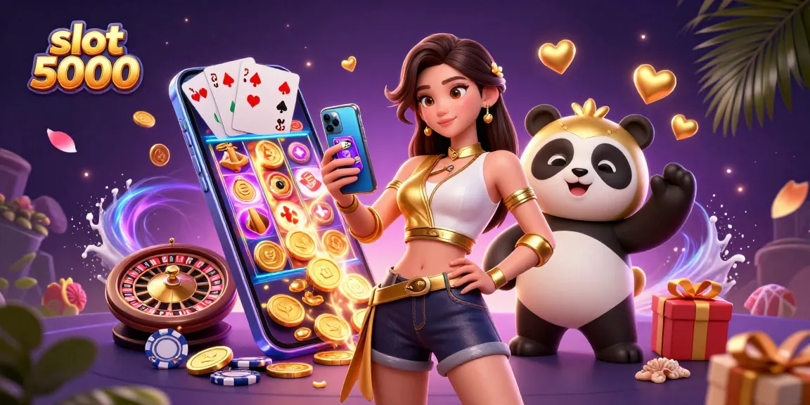 Play the exciting slot 5000 game with engaging visuals and dynamic casino elements.