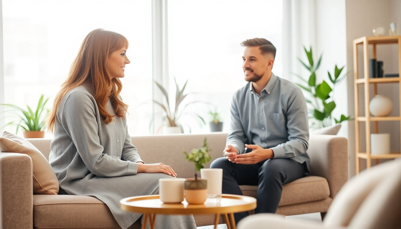 Understanding anxiety symptoms in a peaceful therapy session with bright lighting and supportive features.