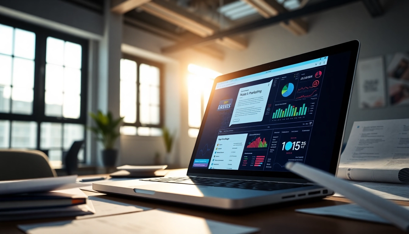 Crafting an effective hubspot marketing email with analytics tools in a bright workspace.