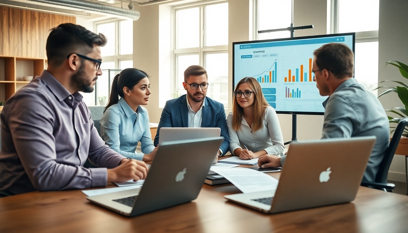 Boost your Clearwater FL SEO with expert digital marketing strategies in a modern office setting.