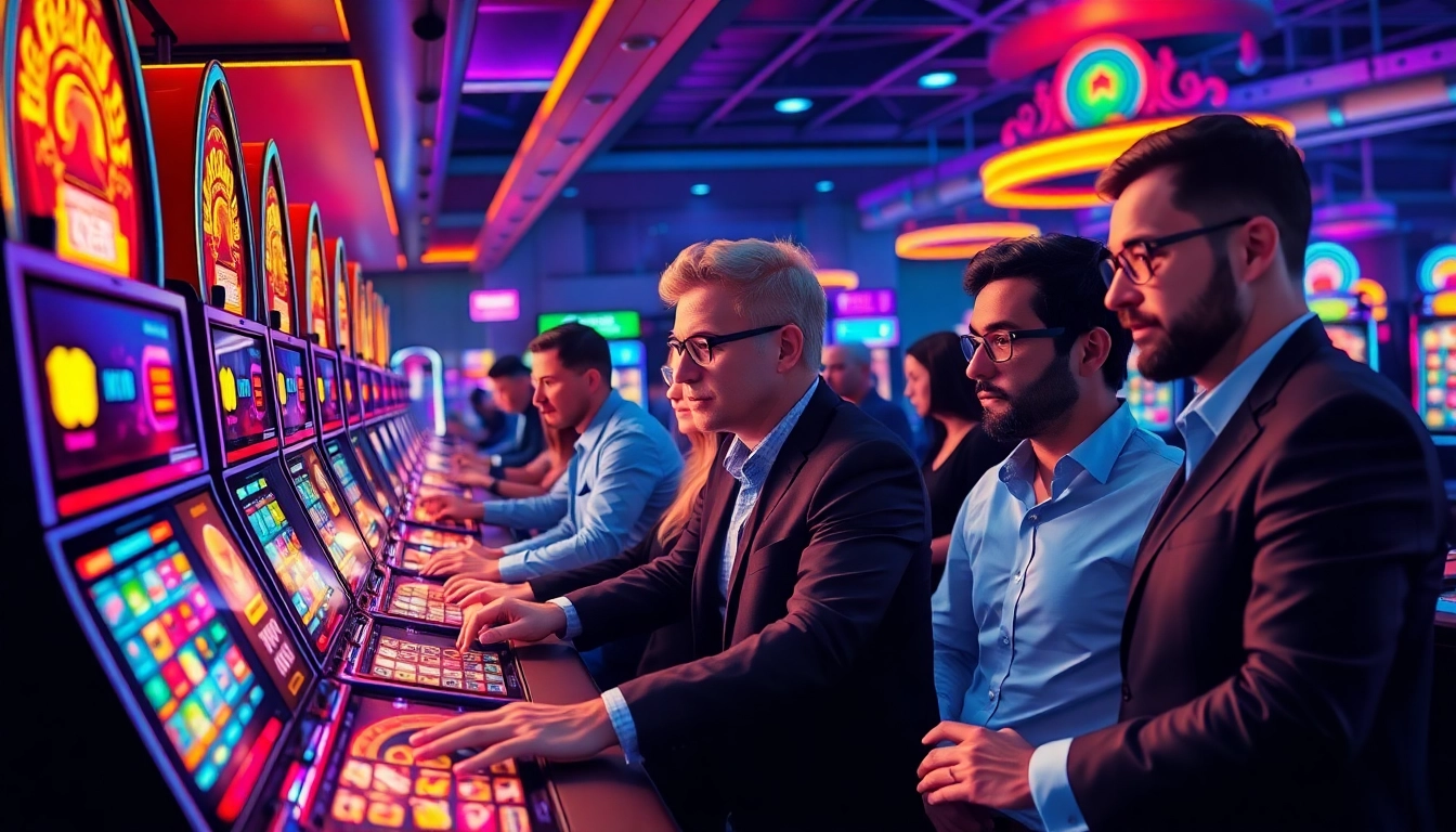 Experience exciting games at a lively crypto casino with players engaged in thrilling bets.