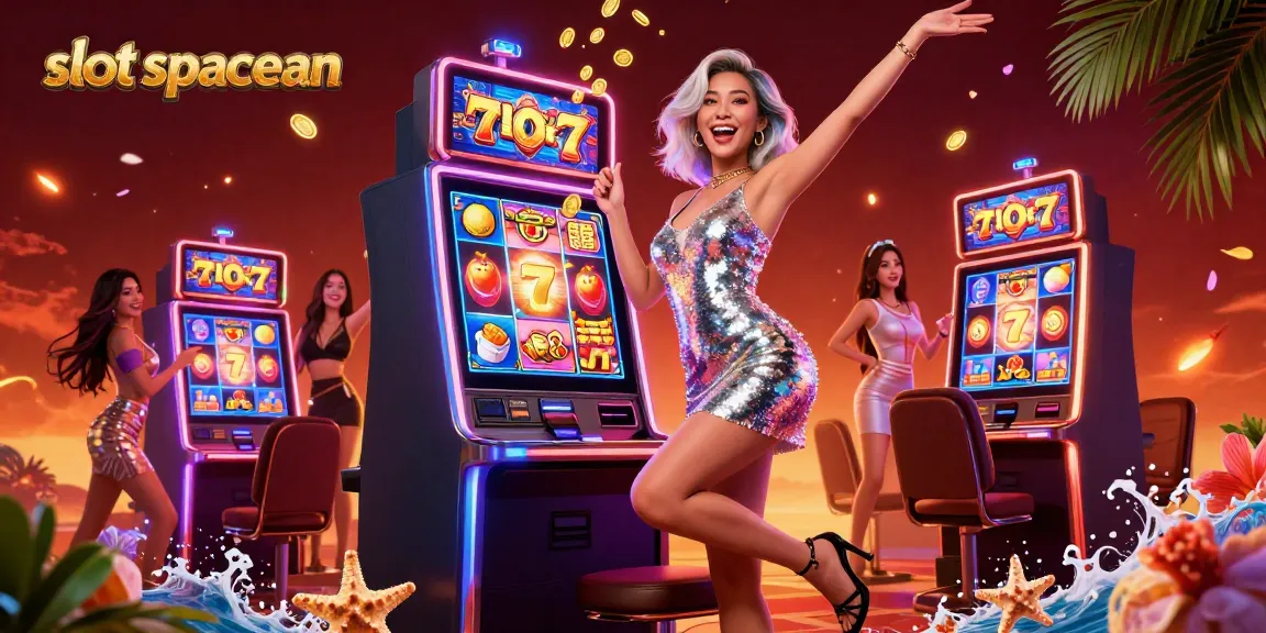Experience the thrills of the slot spaceman game with a jackpot win celebration and vibrant casino atmosphere.