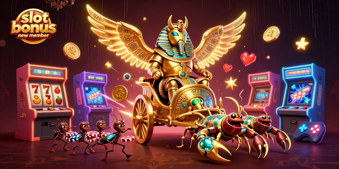 Experience the excitement of slot bonus new member with vibrant 3D elements and engaging characters.