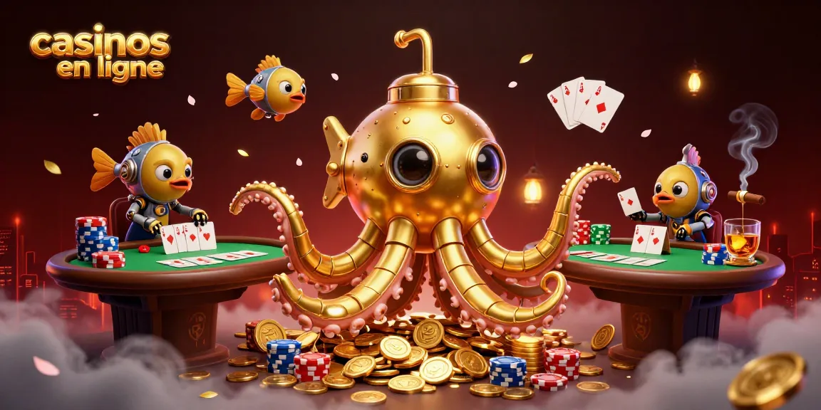 Casinos en ligne : Jouez avec le kraken doré et remportez des gains incroyables!