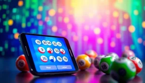 Menampilkan aplikasi togel online dengan lingkungan permainan yang menarik dan modern.