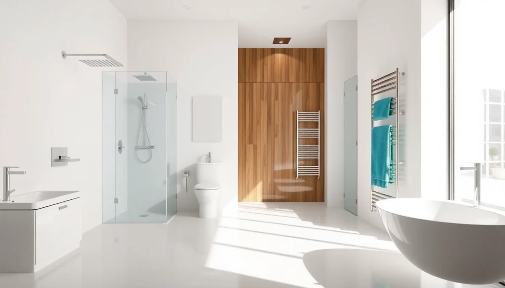 Innovative sonni sanitär products showcased in a modern bathroom setting.
