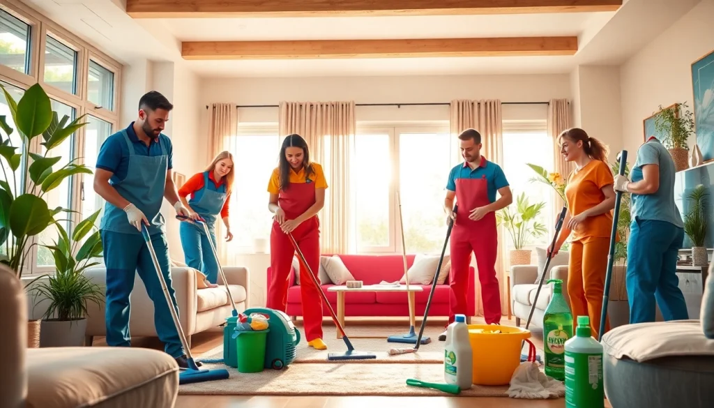 Enhance your space with a reliable Cleaning Service featuring experienced professionals at work.