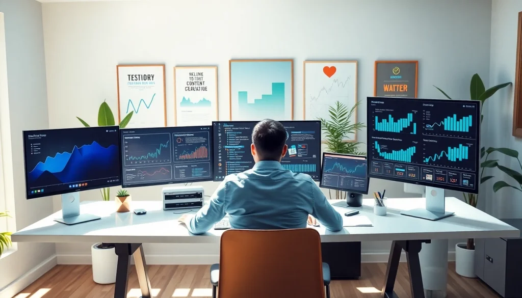 Engaging professional workspace showcasing online marketing concepts at https://vj88.online/ for digital strategies.