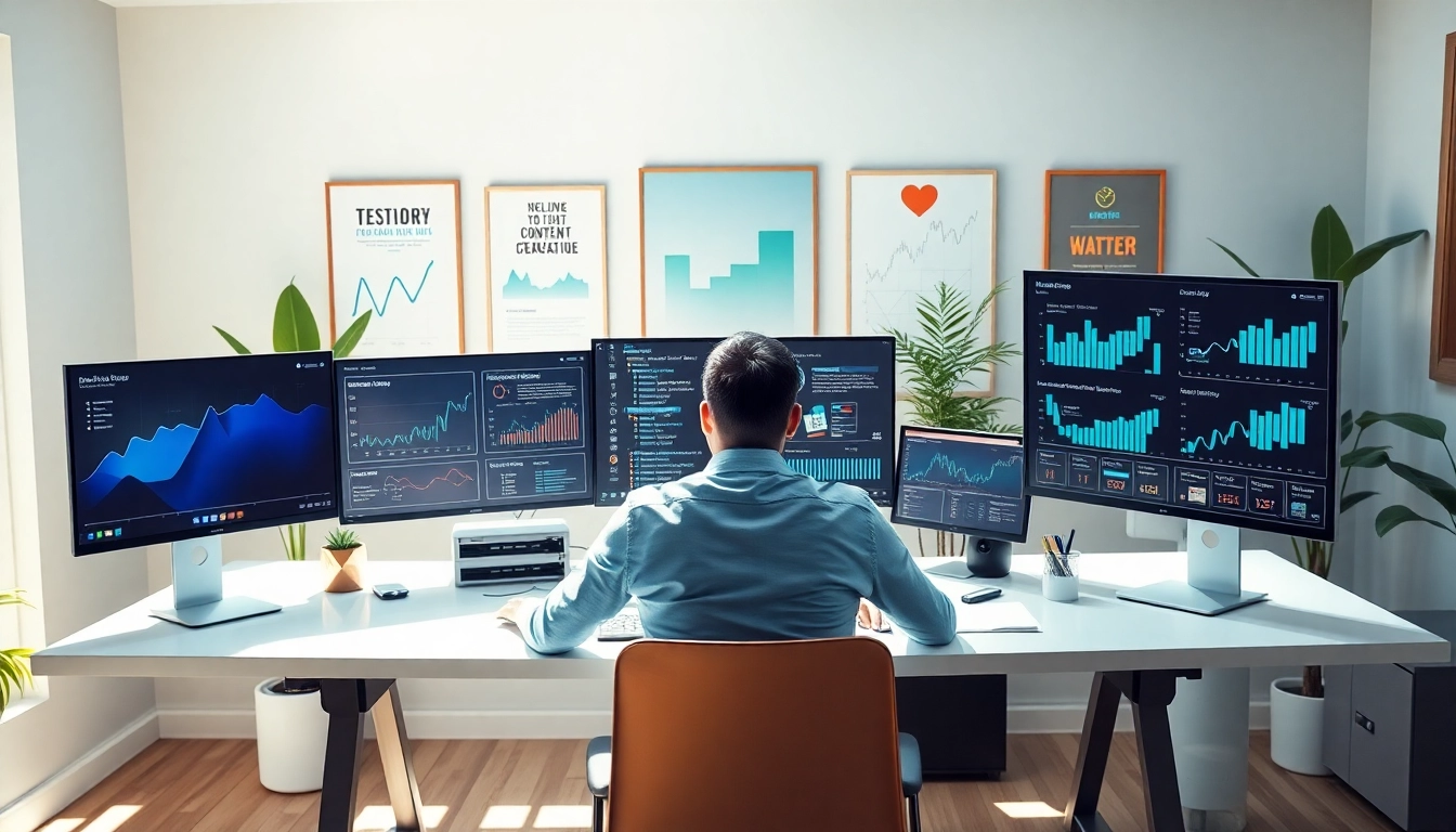 Engaging professional workspace showcasing online marketing concepts at https://vj88.online/ for digital strategies.