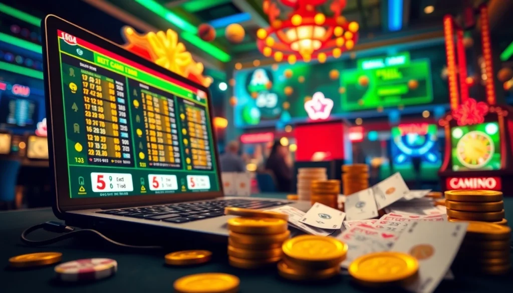 Menampilkan suasana bandar togel online yang seru dan penuh warna dengan taruhan menarik.