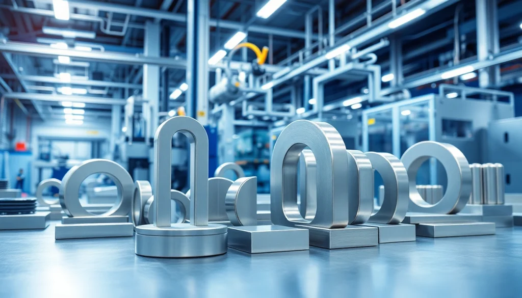 Showcasing ferrite magnets manufacturer in china with diverse designs and high-tech industrial setting