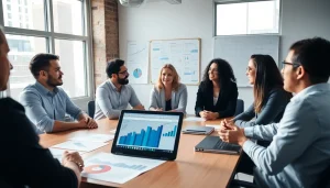 Engaging teamwork on online marketing edmonton strategies enhancing collaboration.