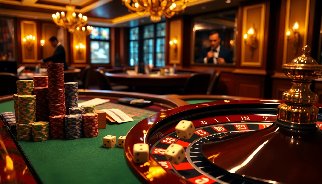 Experience the thrill of high-stakes gaming at https://kingarthurcafe.com/menu with vibrant poker chips and elegant casino tables.