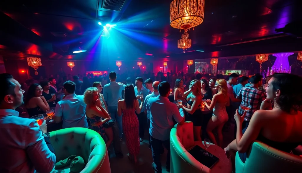 Experience the vibrant nightlife at Club sxm with elegant decor and stunning performances.