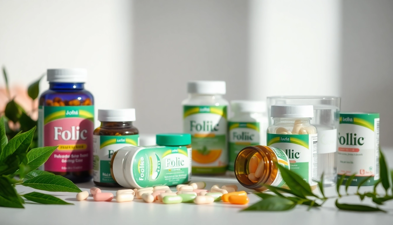 健康効果を訴求する鮮やかなパッケージの葉酸サプリ おすすめ