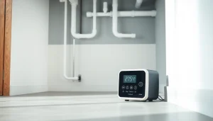 Implement water leak detection with smart sensor devices in a modern home setup.