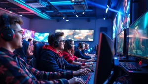 Menggambarkan pengalaman bermain PASAR88 yang menarik dengan pemain penuh fokus.