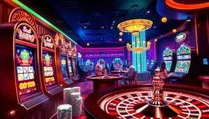 79king attracts thrilling casino excitement with vibrant slot machines and poker chips.