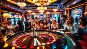 Experience thrilling gameplay at 789BET with vibrant casino tables and enthusiastic players.