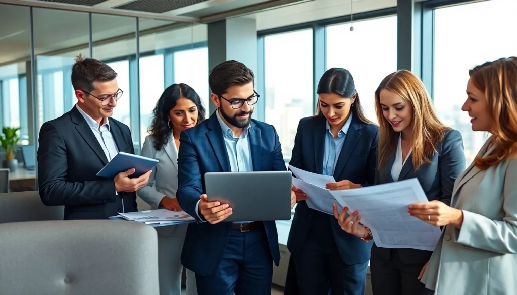 Corporate Tax Consultancy in Abu Dhabi professionals collaborating on financial strategies.