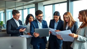 Corporate Tax Consultancy in Abu Dhabi professionals collaborating on financial strategies.