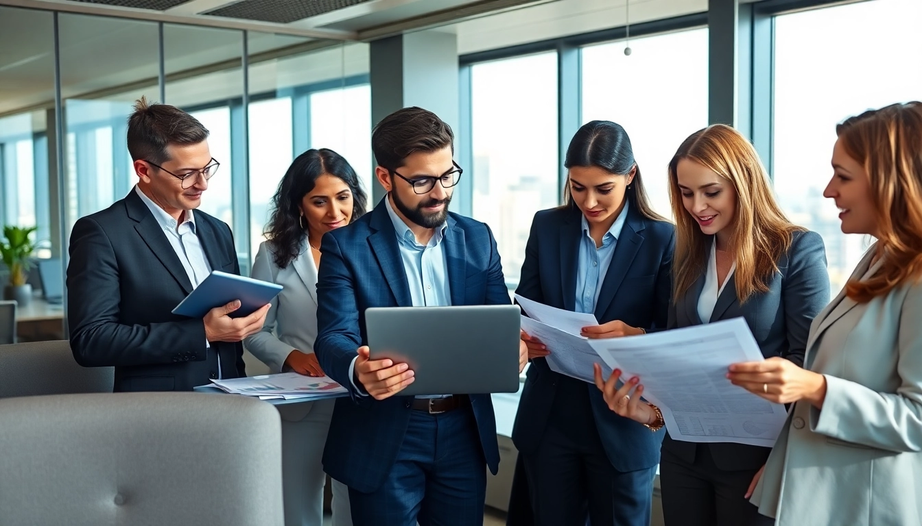 Corporate Tax Consultancy in Abu Dhabi professionals collaborating on financial strategies.