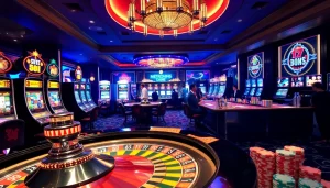 Trải nghiệm sự hồi hộp của W88 với bàn casino sống động và những chip poker đầy màu sắc.