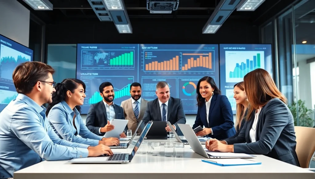 Engaged professionals collaborate on Acquisition Planning strategies in a modern office.