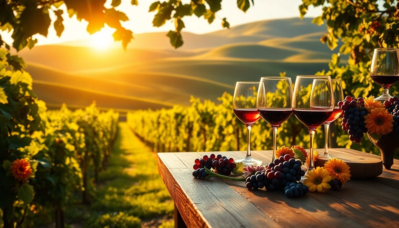 Visit beautiful wineries in Clarksburg featuring lush vineyards and inviting tasting experiences.